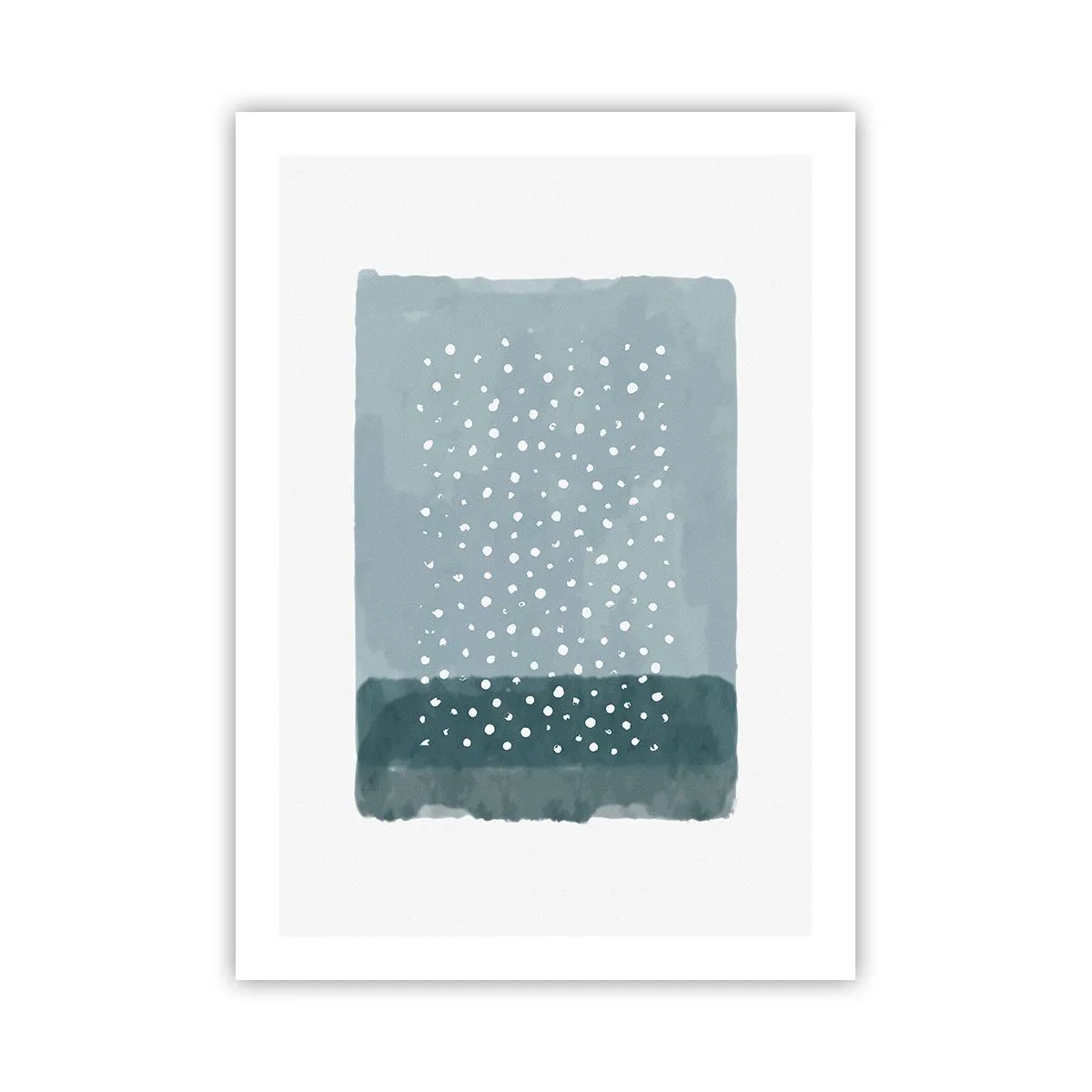 Pôster - Cultivado em azul - 50x70 cm