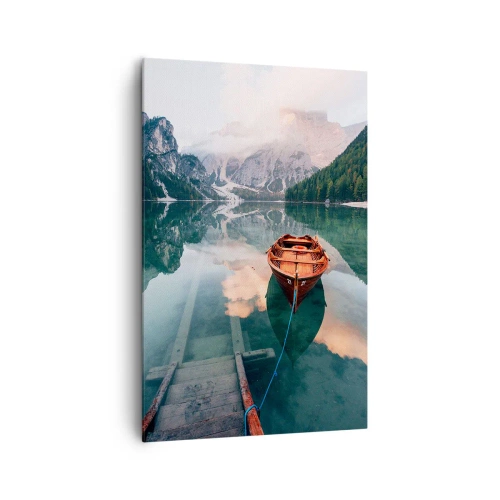 Quadro em tela - Sono tranquilo das montanhas - 80x120 cm