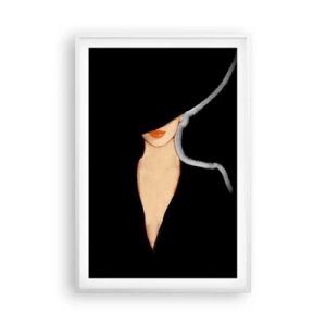 Pôster em moldura branca - Elegância e estilo - 61x91 cm