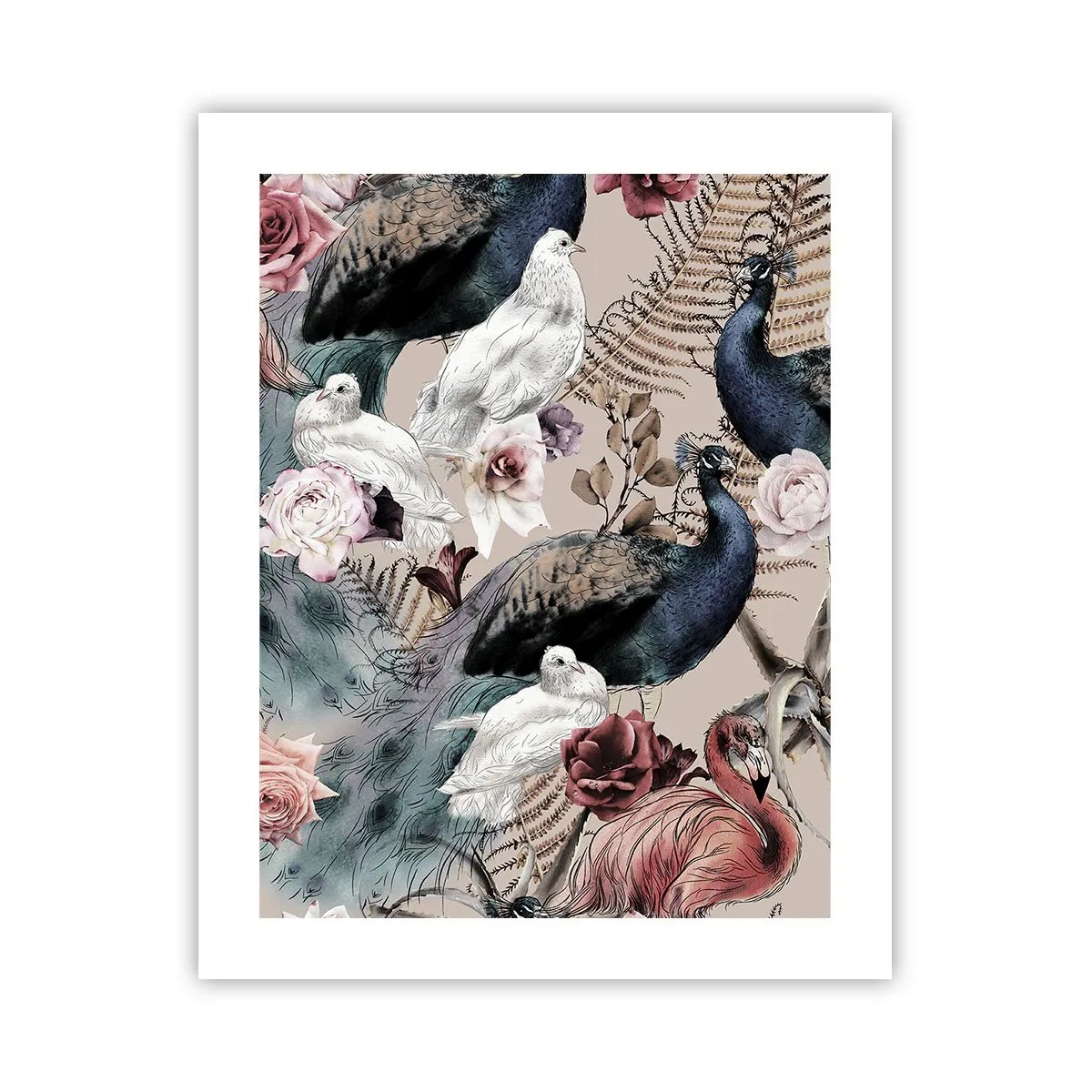 Pôster - No jardim do palácio - 40x50 cm
