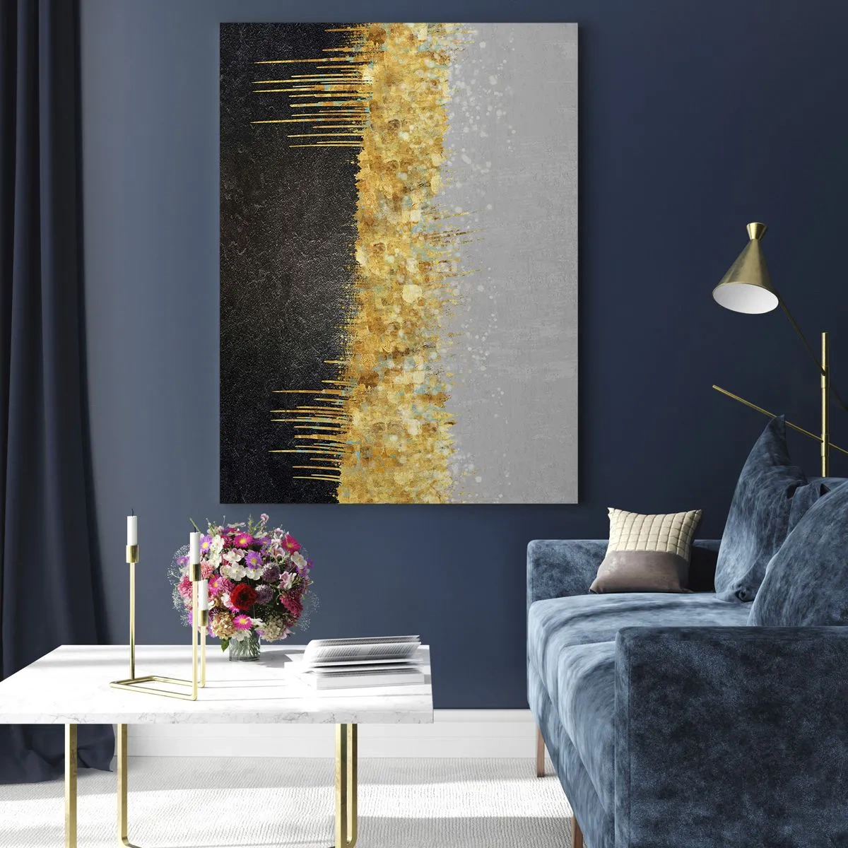 Quadro em vidro - Para dentro e para cima - 50x70 cm