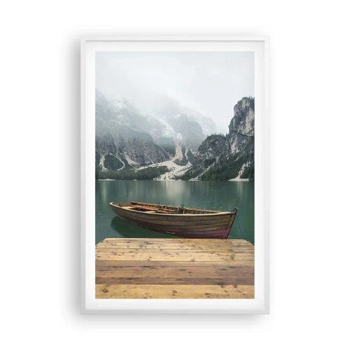 Pôster em moldura branca - Rochas orgulhosas  - 61x91 cm