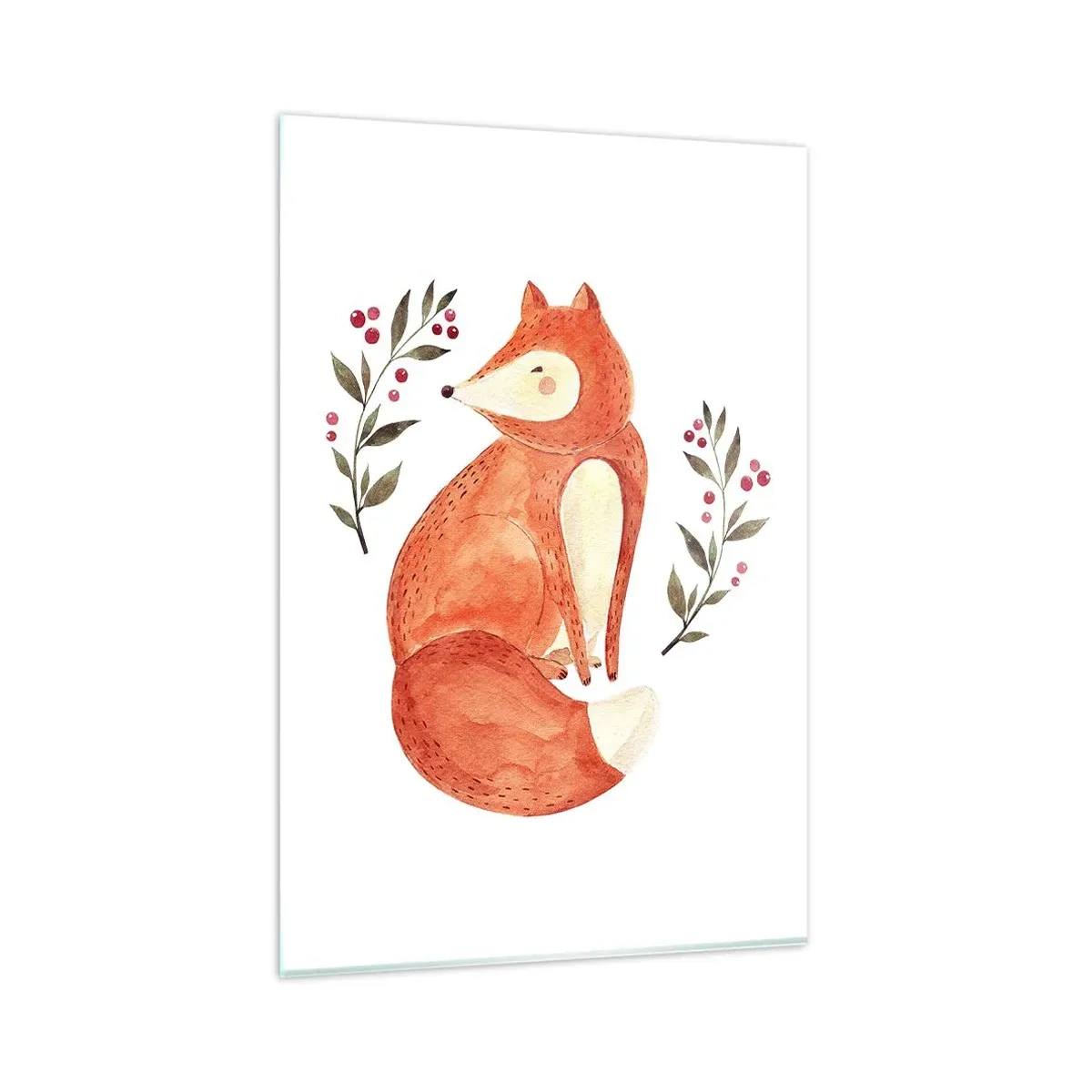 Quadro em vidro - Pequeno ruivo - 80x120 cm