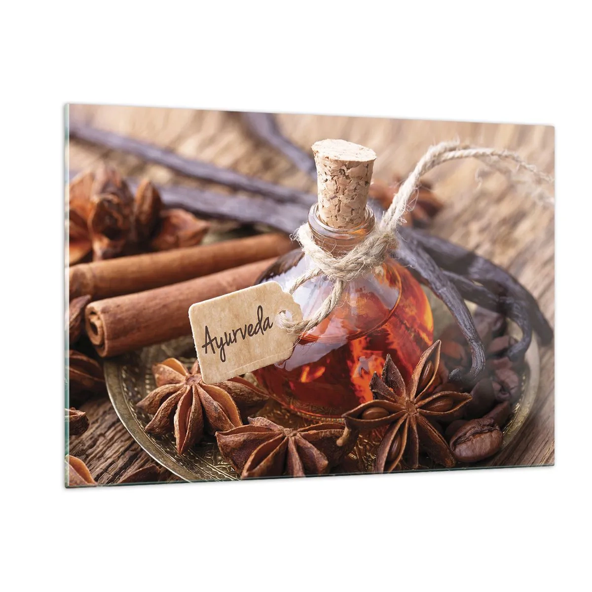 Quadro em vidro - Rumo à unidade do corpo e do espírito - 120x80 cm