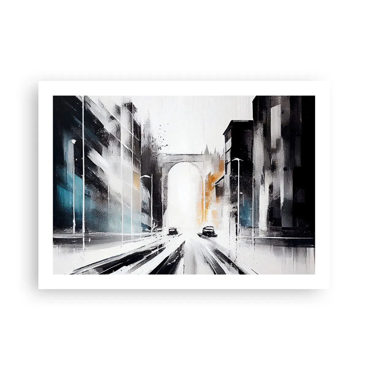 Pôster - Estudo da cidade: arquitetura e movimento - 70x50 cm