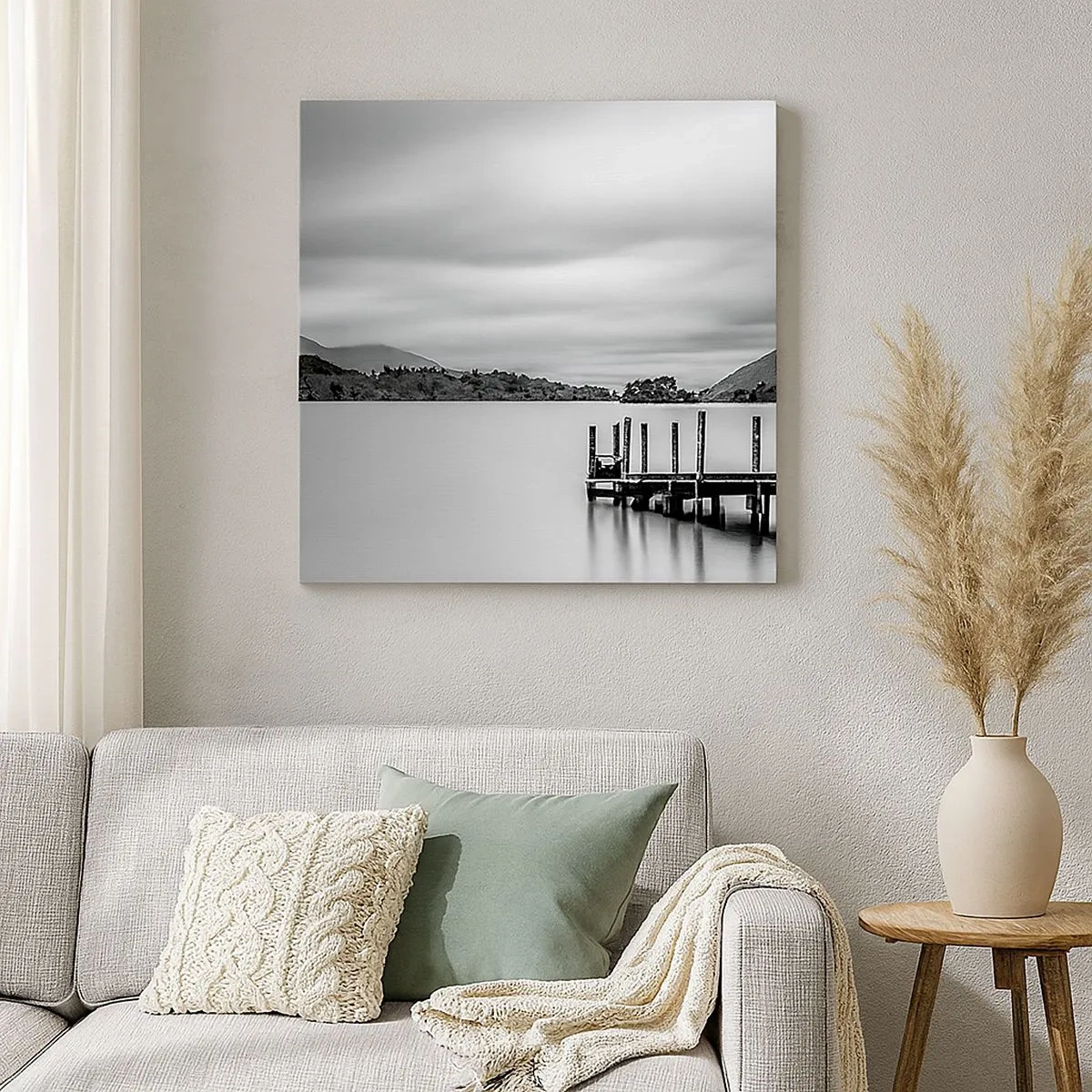 Quadro em tela - Gentileza e força - 30x30 cm