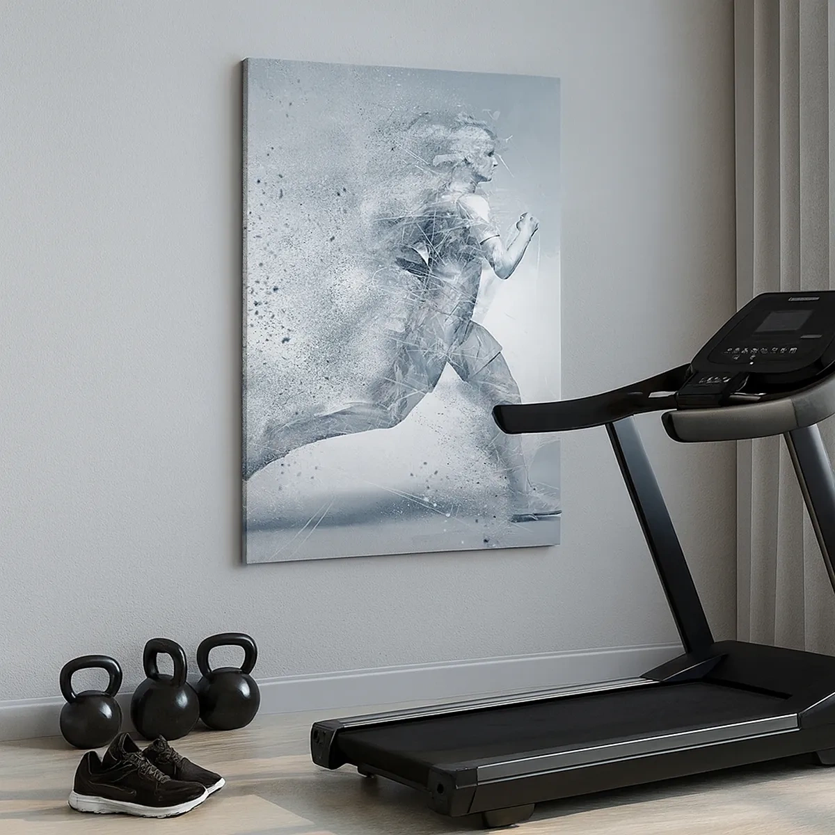 Quadro em tela - Energia limpa como um cristal - 50x70 cm