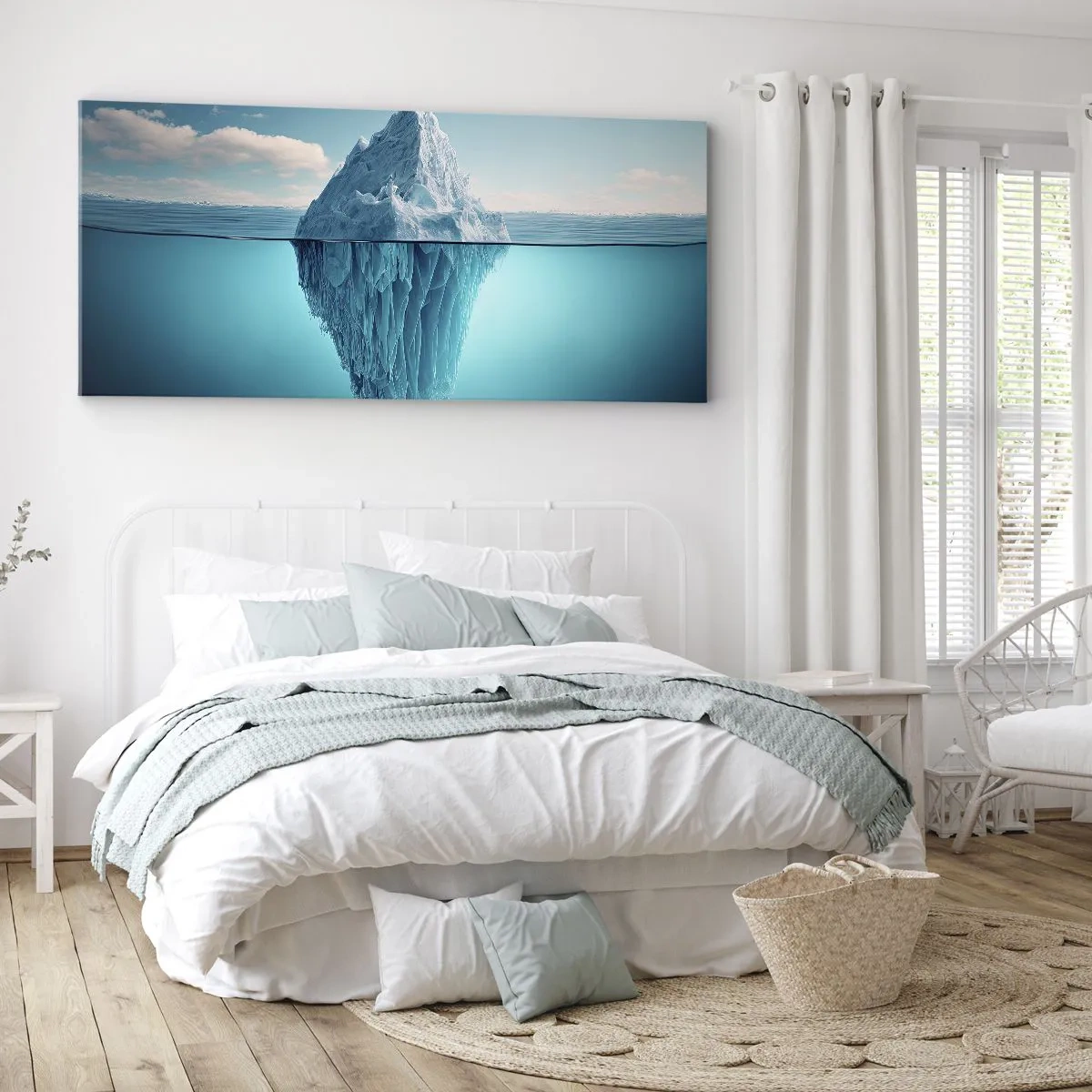 Quadro em tela - Rainha do Gelo - 100x40 cm
