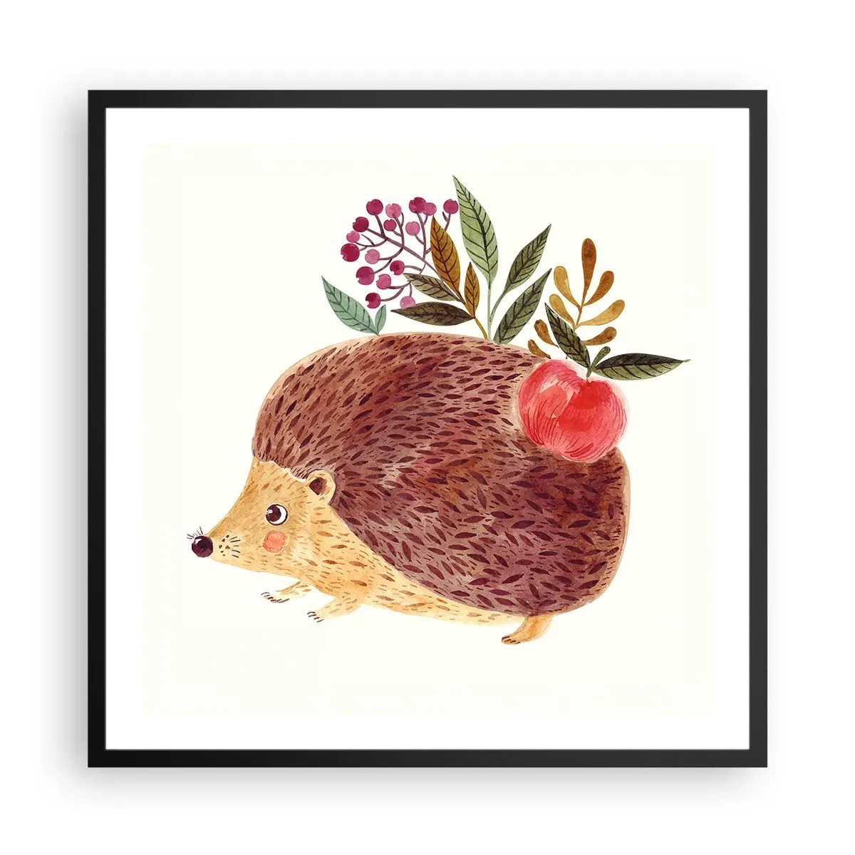 Pôster com moldura preta - Já gostas de mim - 60x60 cm