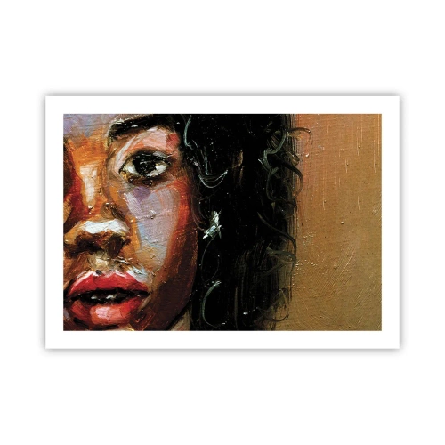 Pôster - Preto e brilho - 70x50 cm