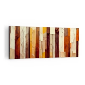 Quadro em tela - Hino das árvores da floresta - 120x50 cm