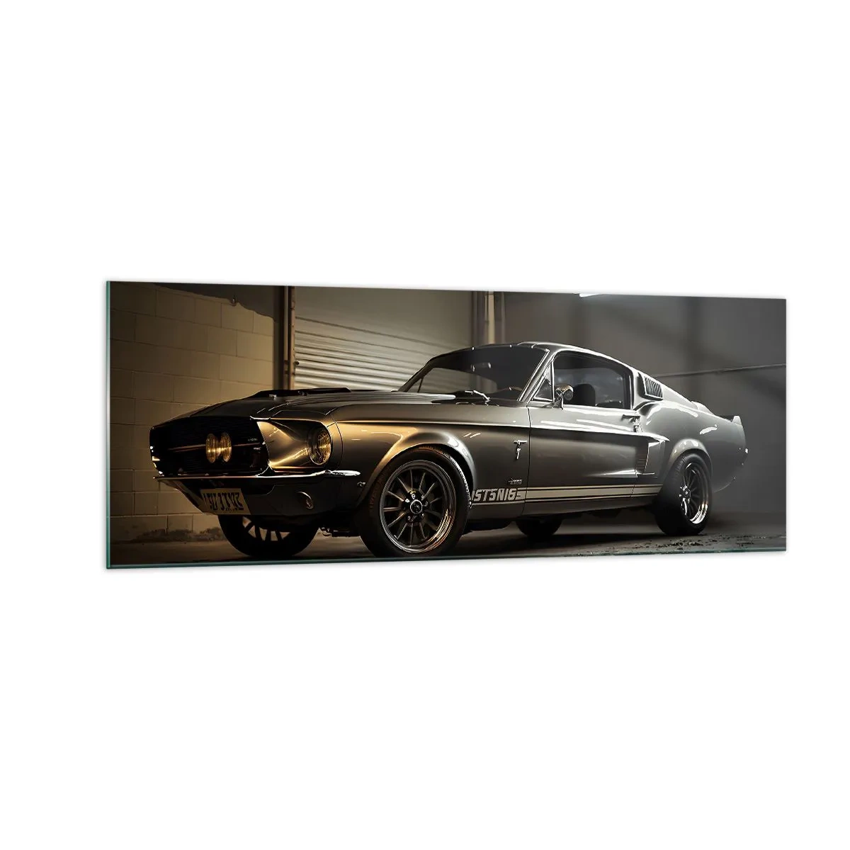 Quadro em vidro - De volta ao passado - 140x50 cm