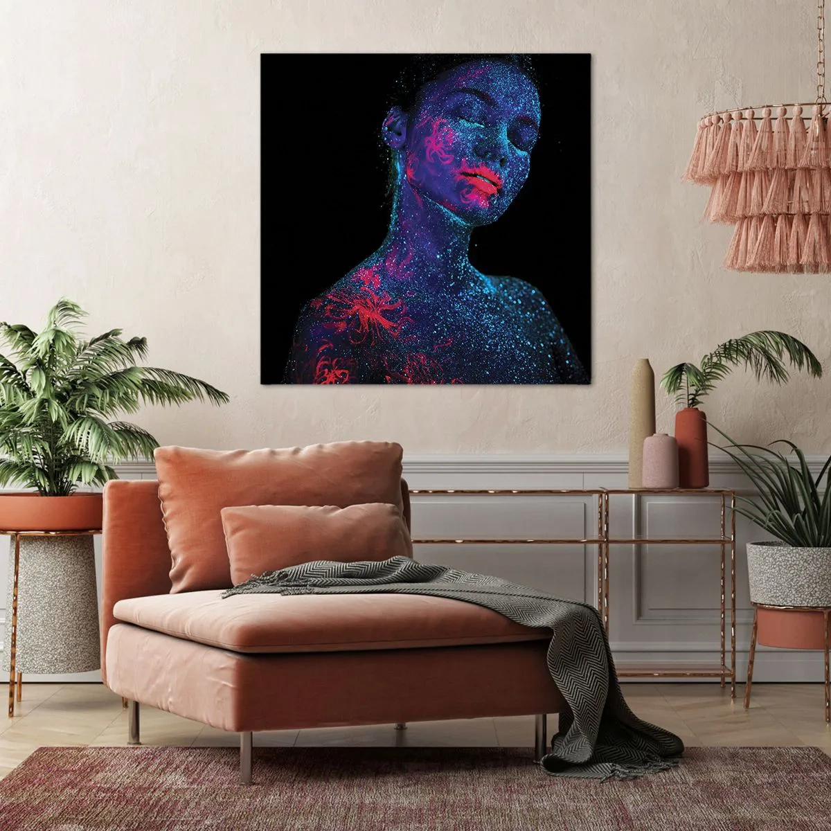 Quadro em tela - Na poeira estelar - 50x50 cm