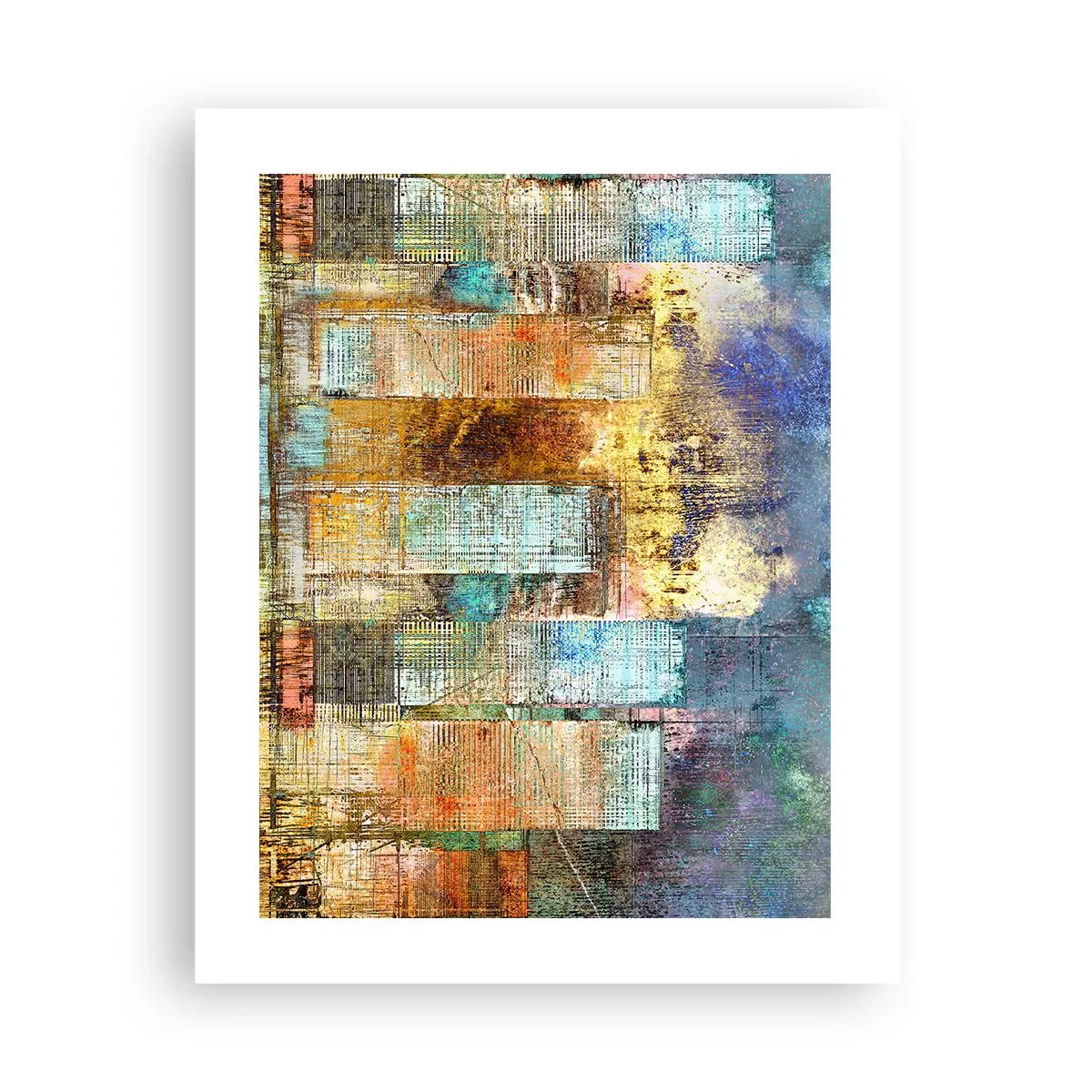 Pôster - Uma metrópole ensolarada - 40x50 cm