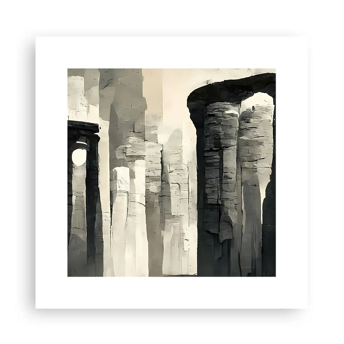 Pôster - A majestade da antiguidade - 30x30 cm