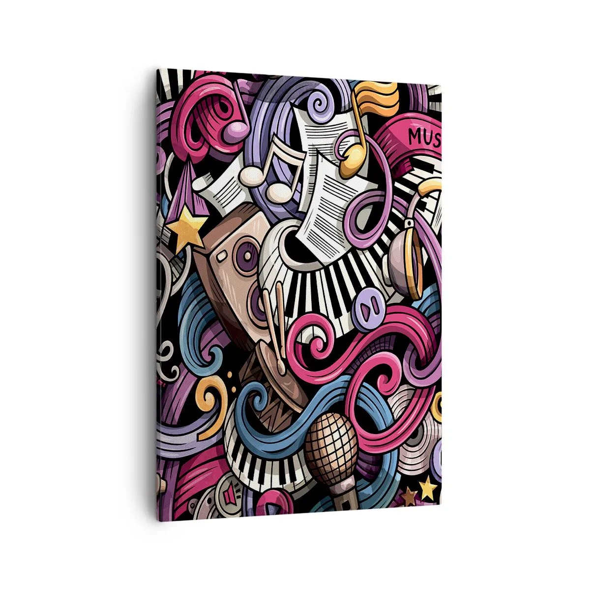 Quadro em tela - Melodia complicada - 50x70 cm