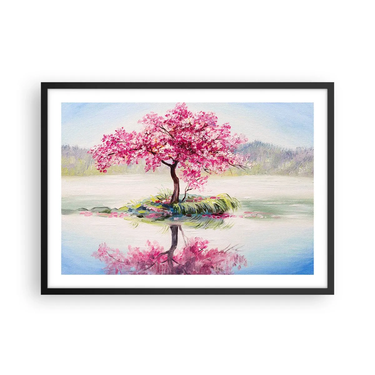 Pôster com moldura preta - A festa da Primavera - 70x50 cm