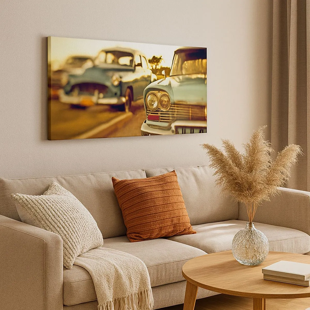 Quadro em tela - Vamos esperar para ver - 100x40 cm