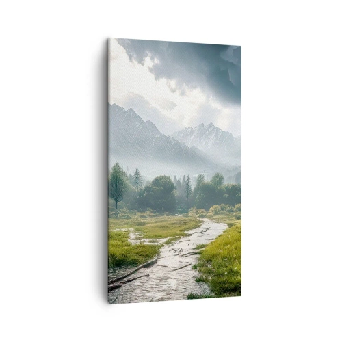 Quadro em tela - Ida e volta - 45x80 cm