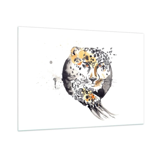 Quadro em vidro - Beleza predatória - 100x70 cm