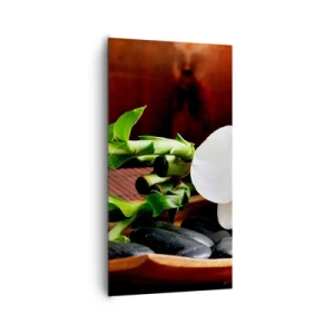 Quadro em tela - Renda-se ao toque da natureza - 65x120 cm