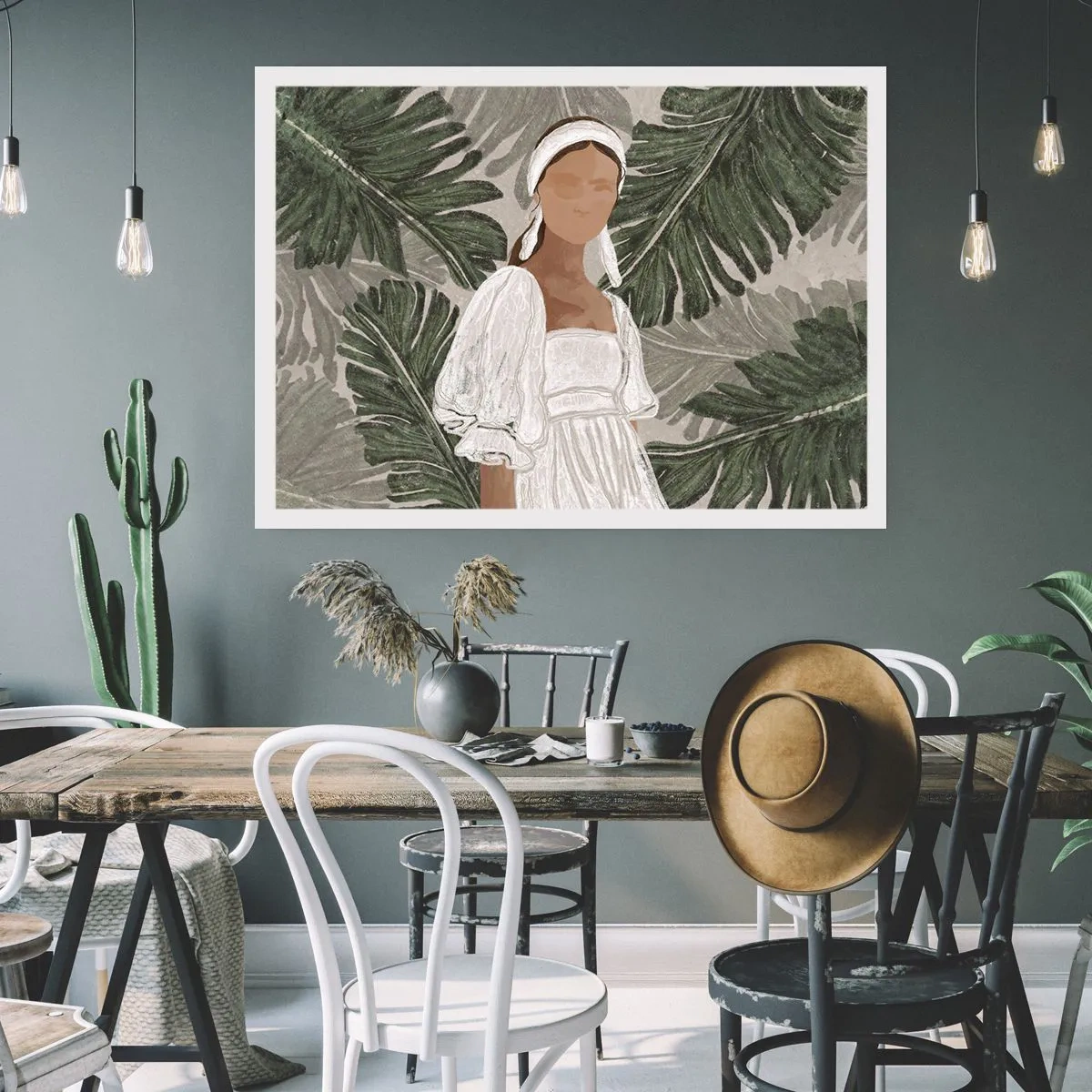 Pôster - Retrato exótico - 50x40 cm