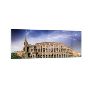 Quadro em vidro - Arena de combate - 140x50 cm