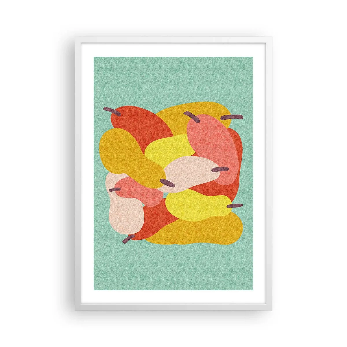 Pôster em moldura branca - Experimente o sol de verão - 50x70 cm