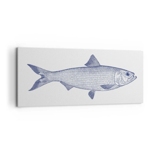 Quadro em tela - Saudações dos mares do norte - 100x40 cm