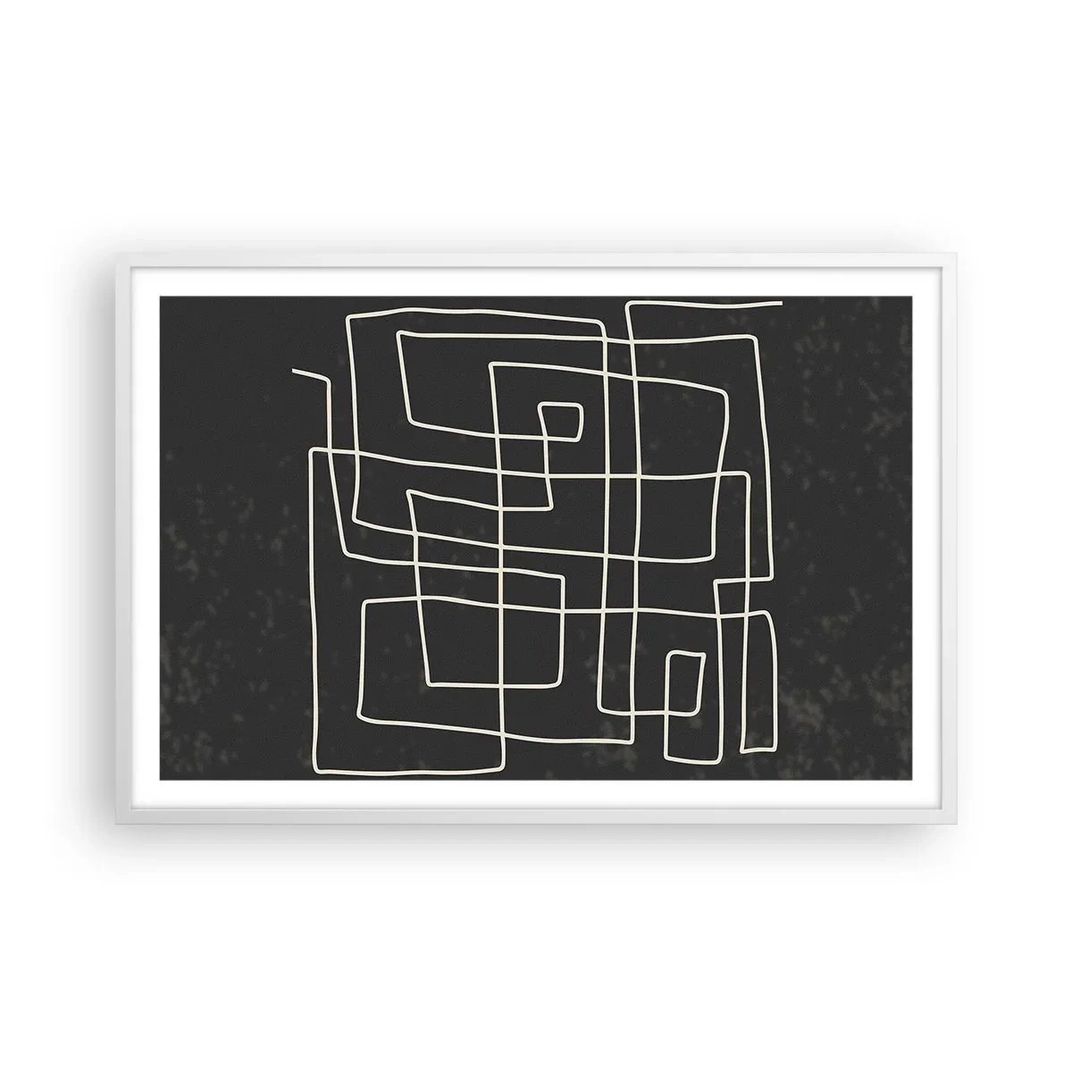 Pôster em moldura branca - Não é tão simples - 91x61 cm