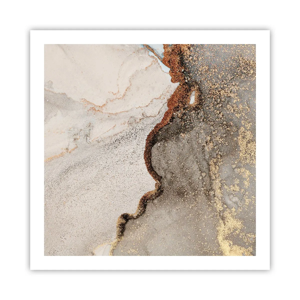 Pôster - No limite das cores - 60x60 cm