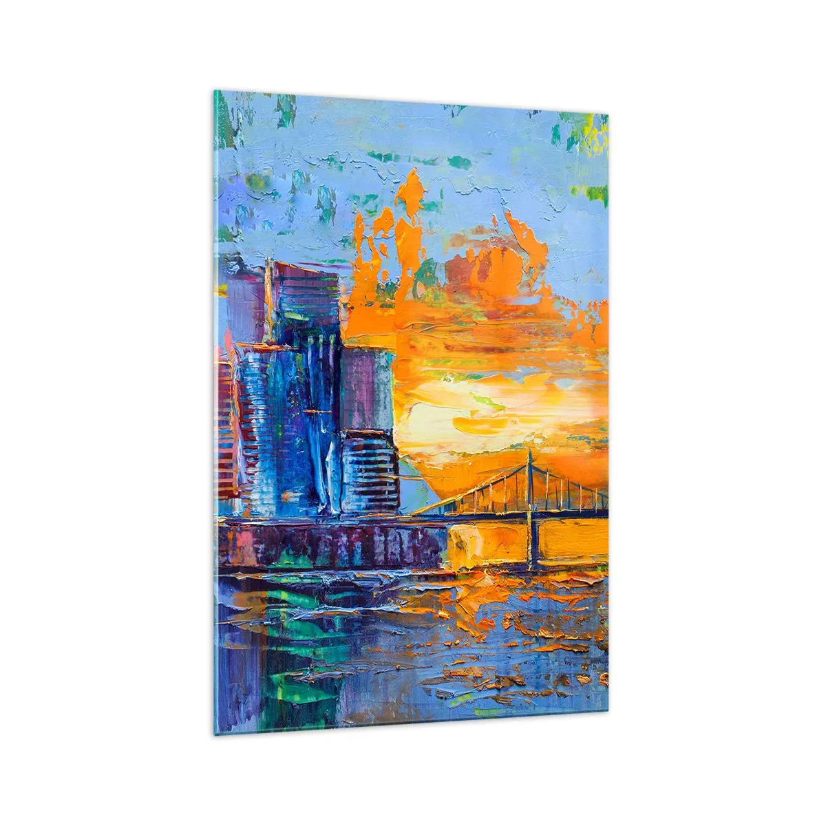 Quadro em vidro - Cultura e natureza - 70x100 cm