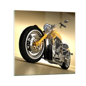 Quadro em vidro - O sonho da força e da velocidade - 60x60 cm