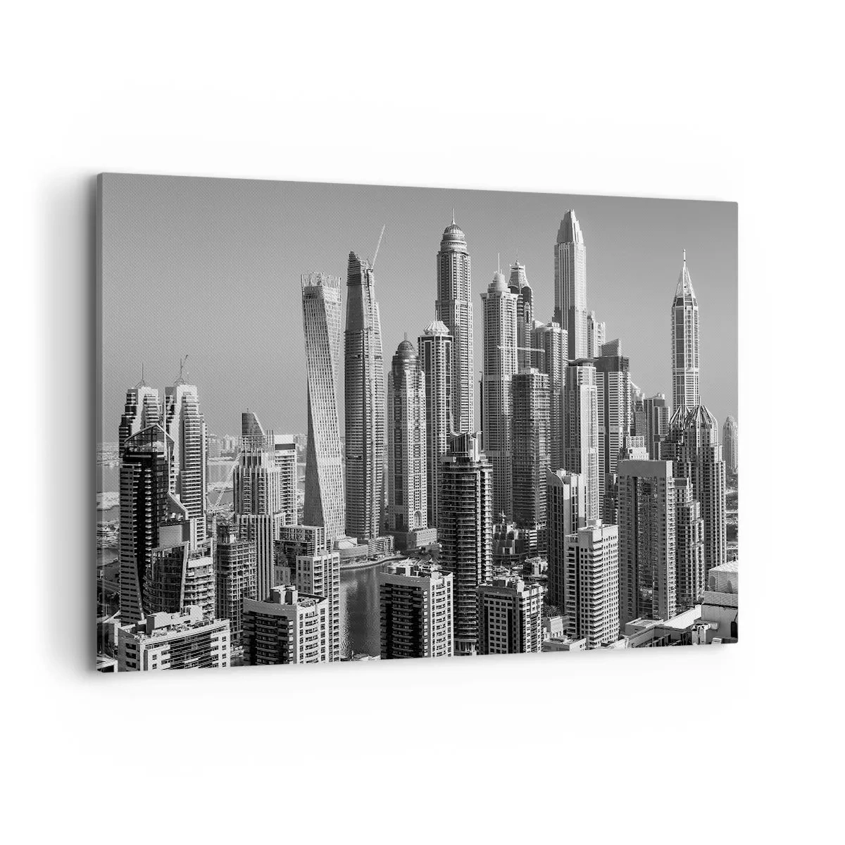 Quadro em tela - A cidade sobre o deserto - 120x80 cm