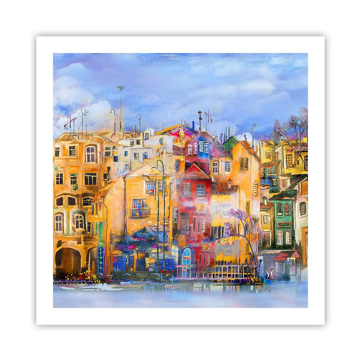 Pôster - Estamos juntos - 60x60 cm