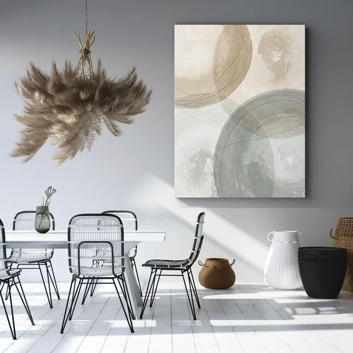 Quadro em tela - Difusão de Mundos - 70x100 cm