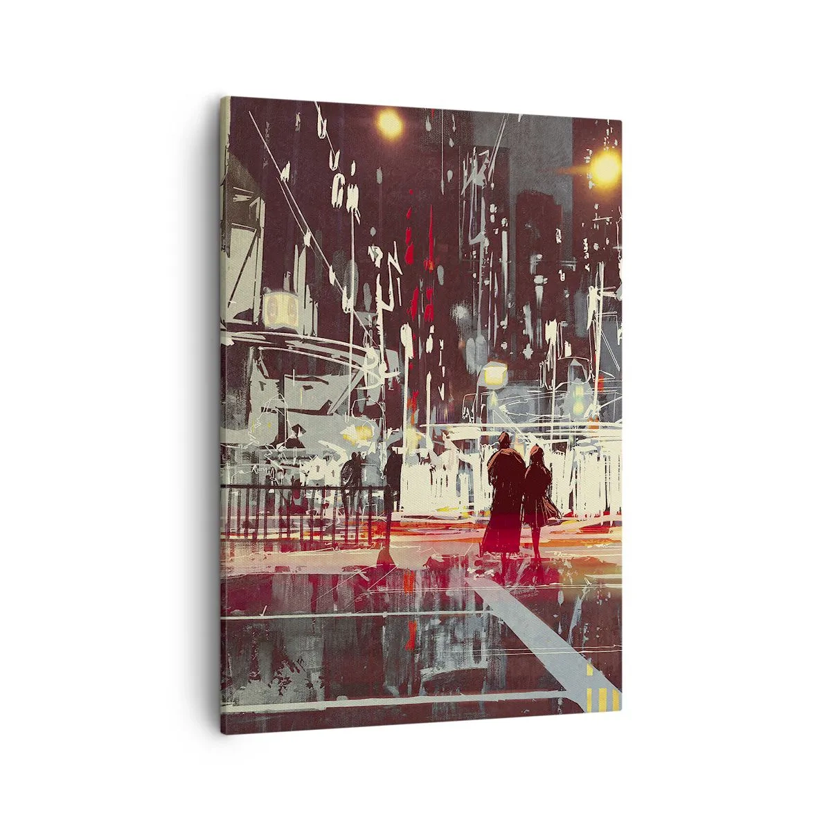 Quadro em tela - Travessia metropolitana - 50x70 cm