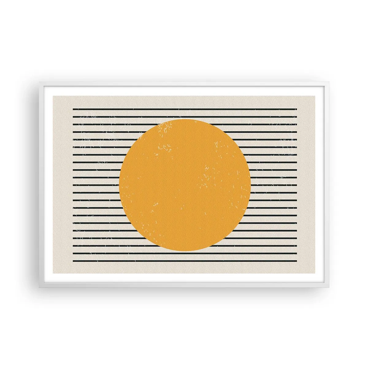 Pôster em moldura branca - O poder da simplicidade - 100x70 cm