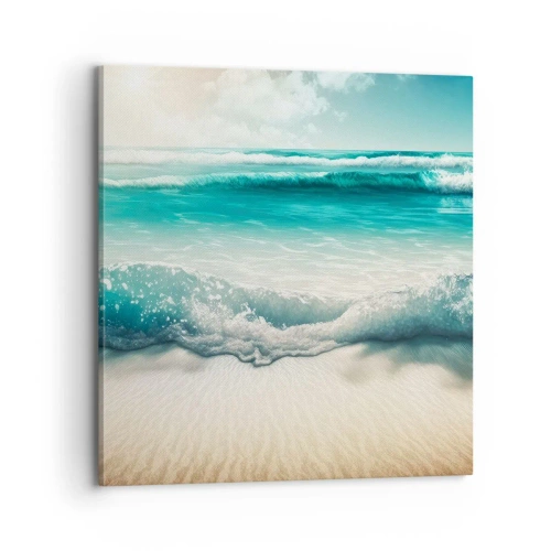 Quadro em tela - A paz do oceano - 70x70 cm