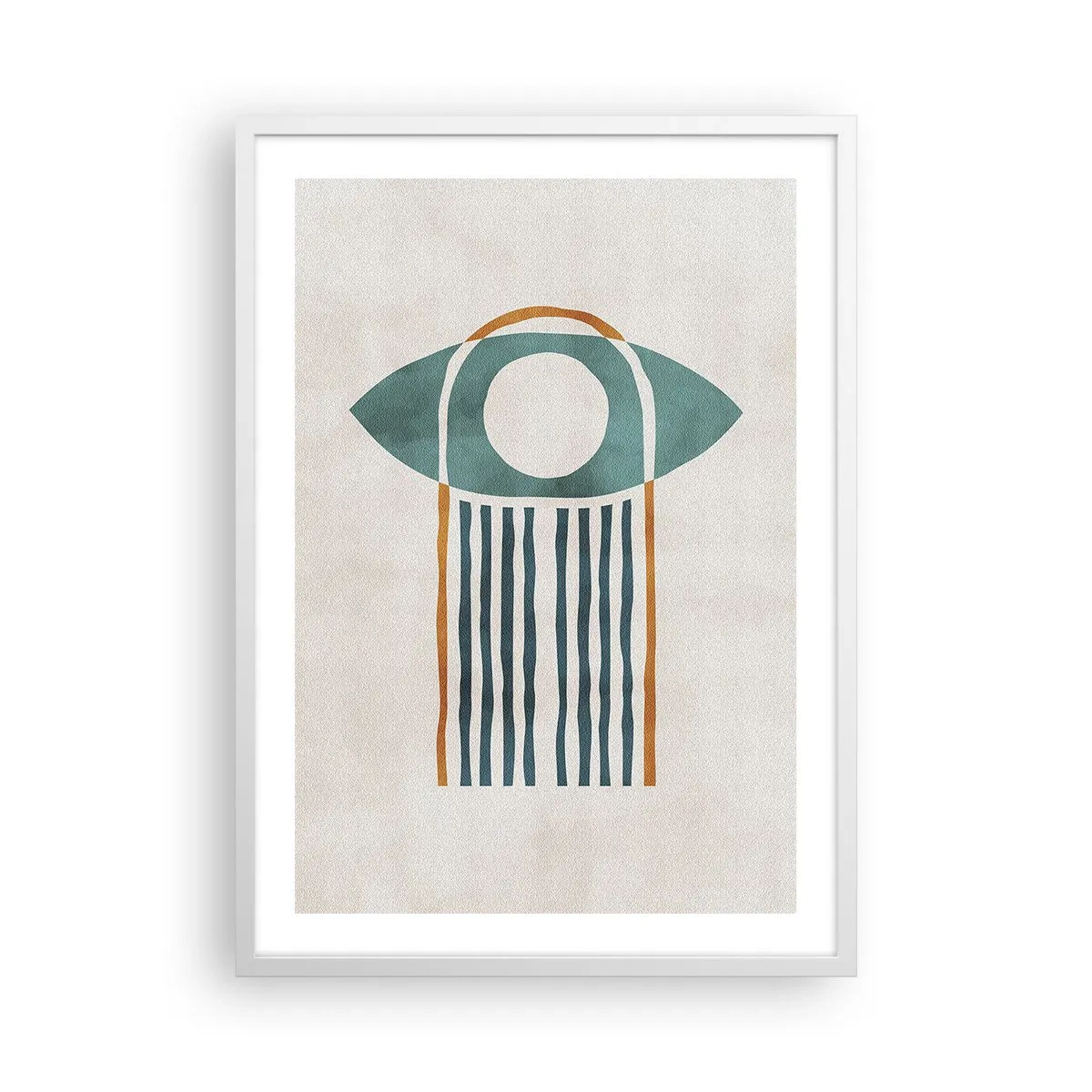 Pôster em moldura branca - Sinais e rituais - 50x70 cm