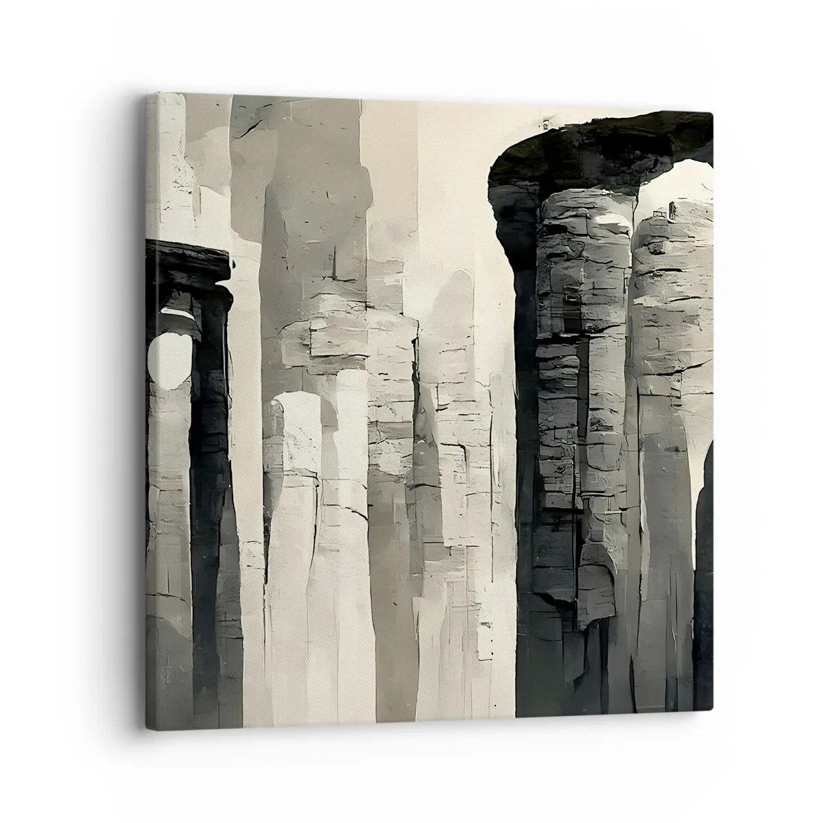 Quadro em tela - A majestade da antiguidade - 30x30 cm