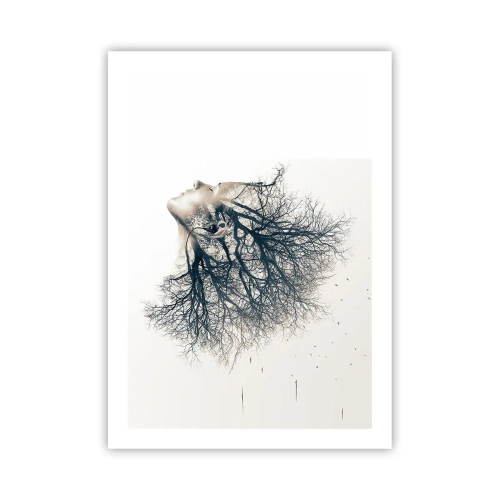 Pôster - Ouvir o sussurro da árvore - 50x70 cm