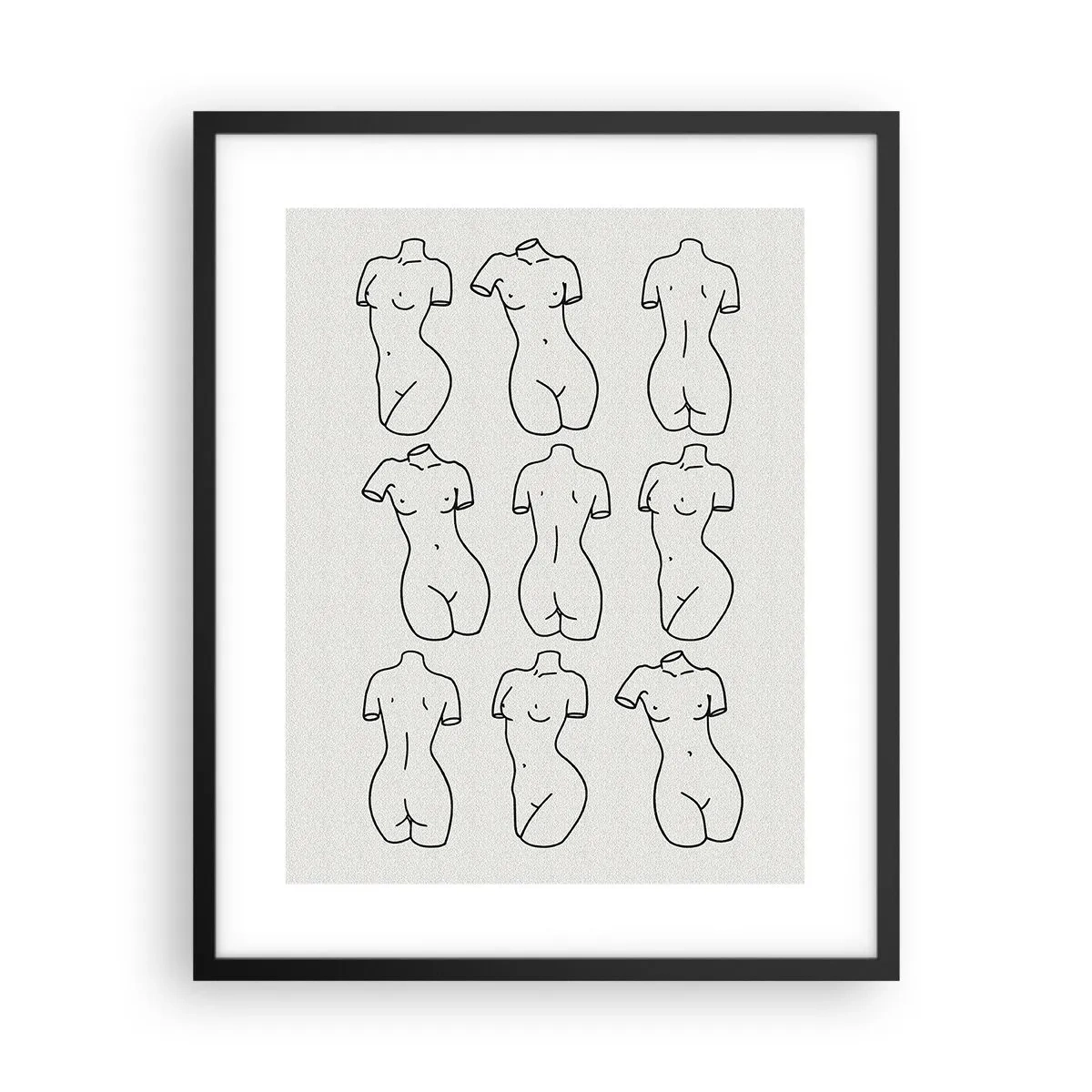 Pôster com moldura preta - Apenas Vênus - 40x50 cm