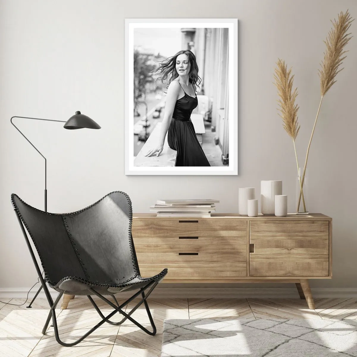 Pôster em moldura branca - Certamente uma parisiense - 50x70 cm