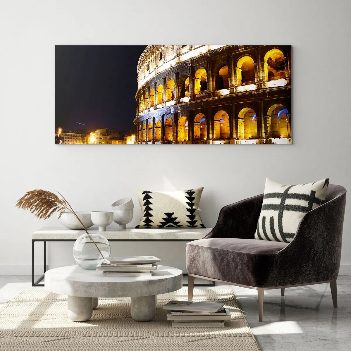 Quadro em vidro - É hora das Olimpíadas - 140x50 cm