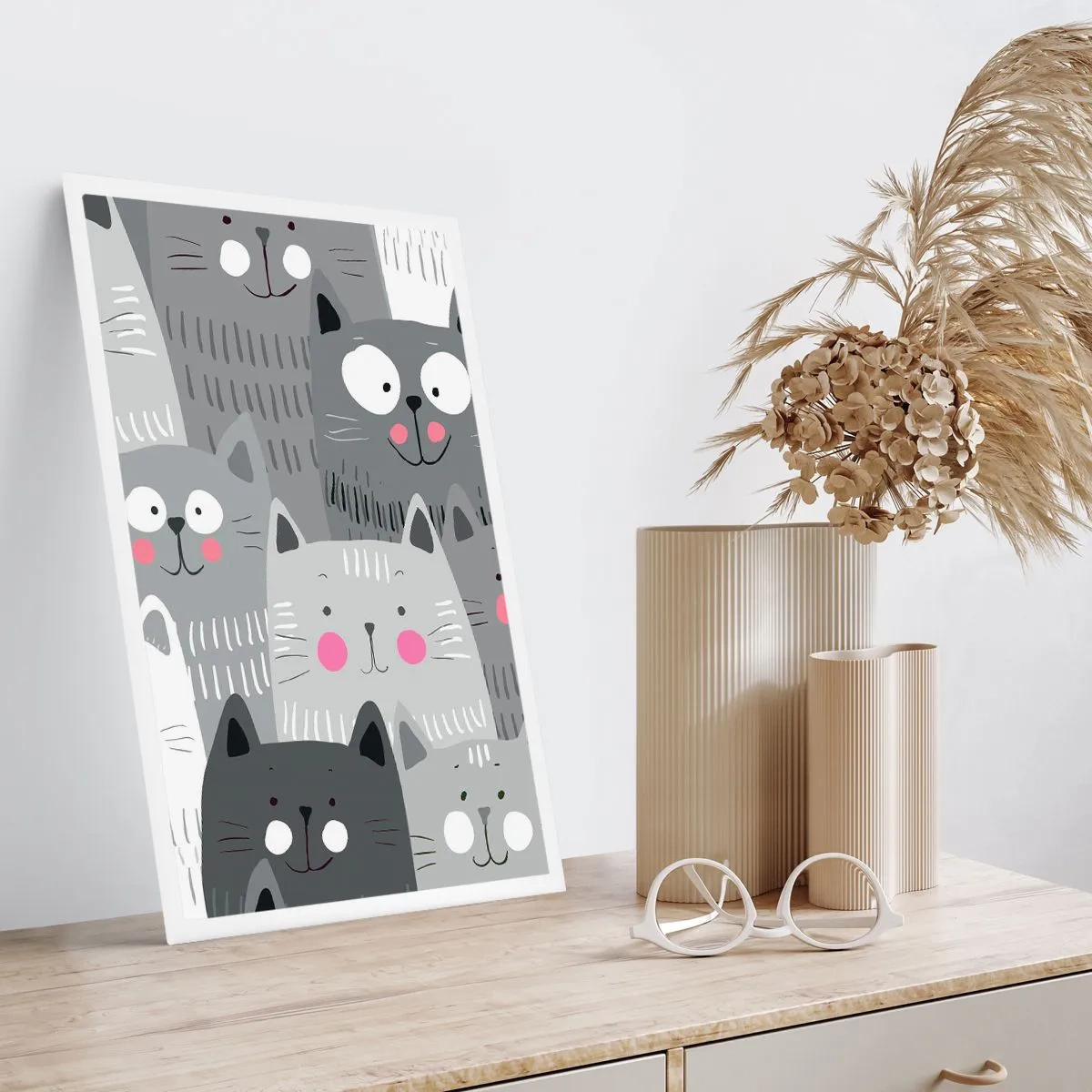 Pôster - O mundo dos gatos - 50x70 cm