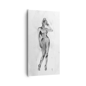 Quadro em tela - Um estudo do ideal da feminilidade - 65x120 cm