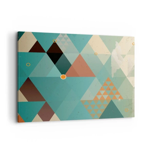 Quadro em tela - A unidade de muitos, os muitos da unidade - 100x70 cm