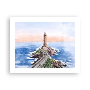 Pôster - De frente para o mar - 50x40 cm