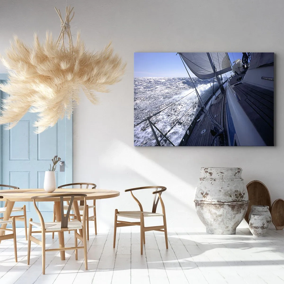 Quadro em tela - Eu sei o que é ser um pássaro - 120x80 cm